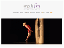 Tablet Screenshot of impulsarts.com